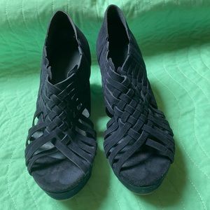 Chocolat Blu Women’s web wedge sandals